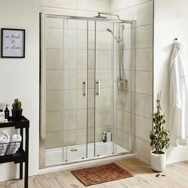 8mm Tempered Glass Small Shower Room , Bathroom Shower Enclosures 2 Years Warranty