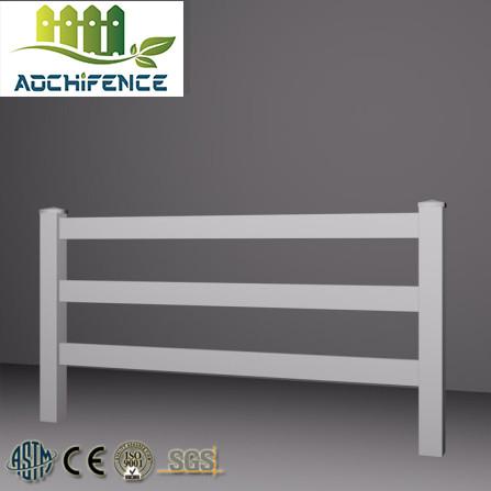 Durable PVC Horse Arena Fencing For Equestrian And Ranch Use