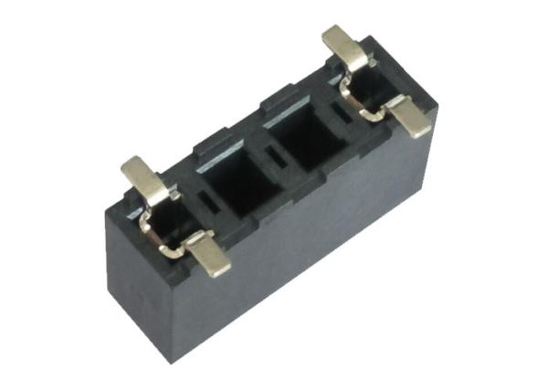 SMT Type Female Pin Header Connector 3.96mm Single Row Through Hole Plastic