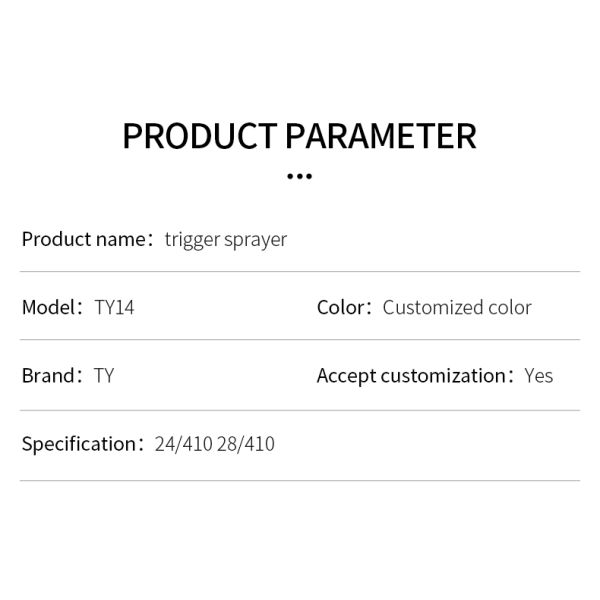 Moisturizing Trigger Sprayer PET Plastic Spray Bottle for Custom Order and Bottle Stopper