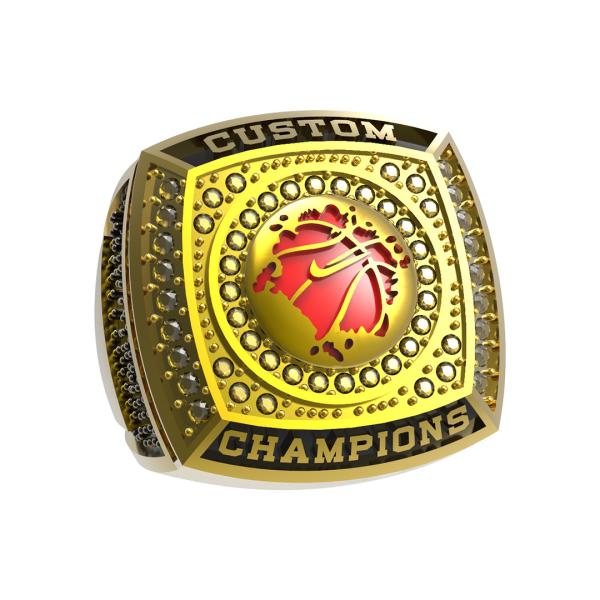 18k Custom Basketball Championship Rings