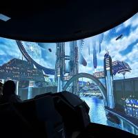 Asento dinámico multijugador interactivo 7d pista de cine inmersivo