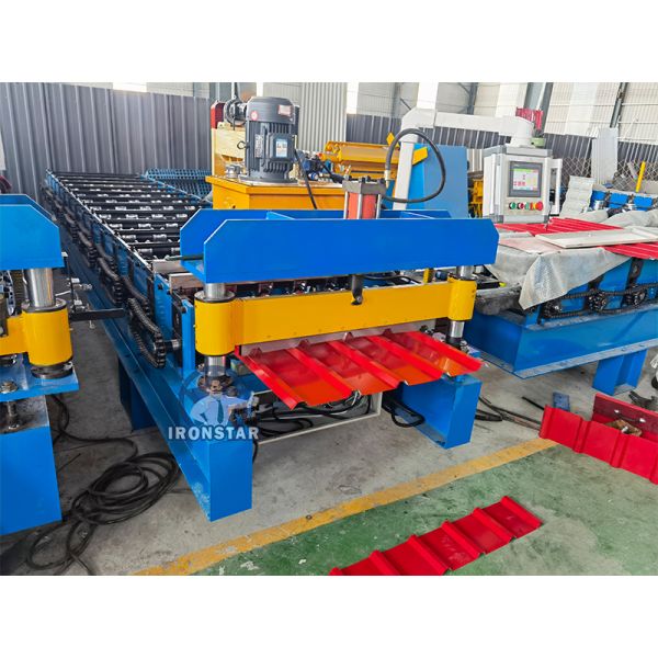 “Automatic 840 Roof Panel Cold Roll Forming Machine For Galvanized Steel & Color Coil 840 IBR Metal Roof Panel Roll Forming Machine Construction Material Making Machinery ”