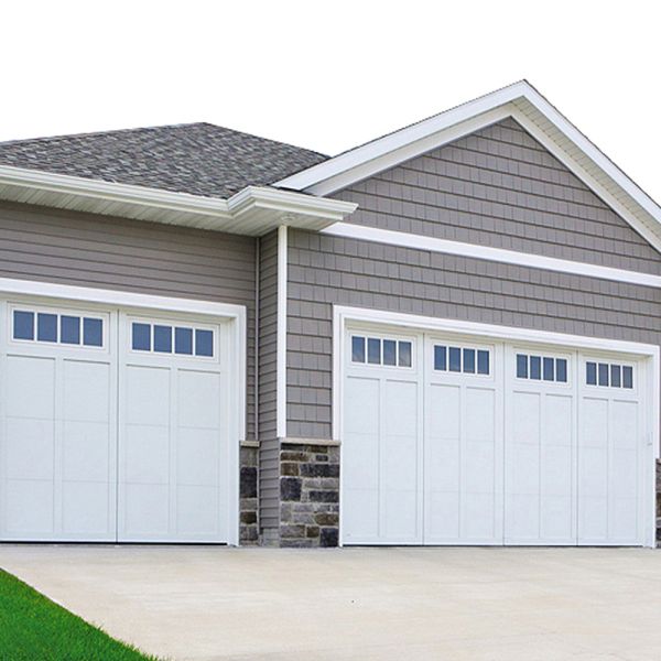 Aluminum Frame Door and Frosted Glass Villa Automatic Garage Door