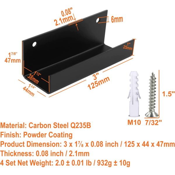 Paramètre de montage de l'échelle de garage