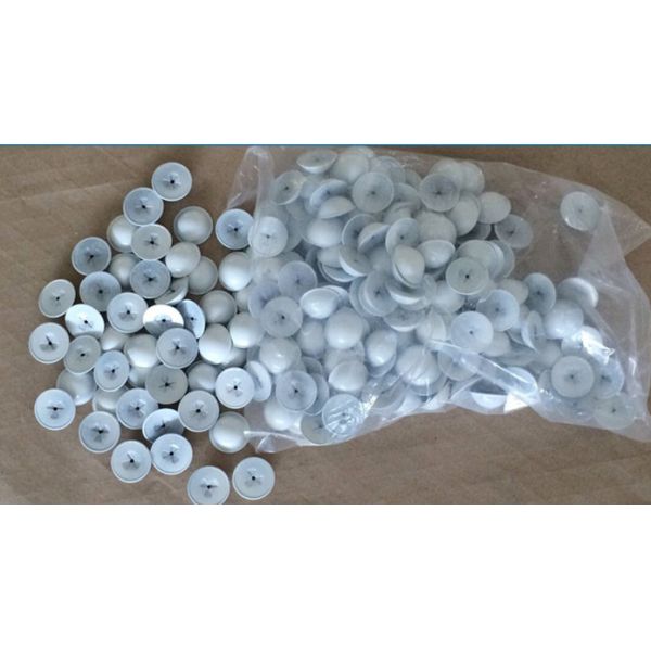 Собственная личность металла запирая приданные куполообразную форму крышки, белый черный Пин сварки крышки шайбы крышки купола цвета