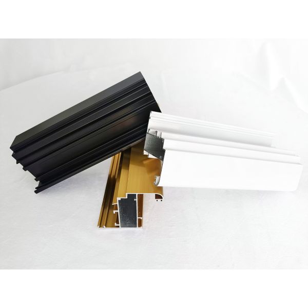 T3 Modern Extruded Aluminum Door Profile Anodizing Sectional