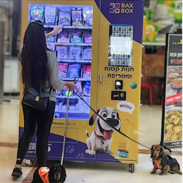 Dog Park Outside Location 24/7 Pet Products Dog Grooming Washing Smart Vending Machine For Pet Food