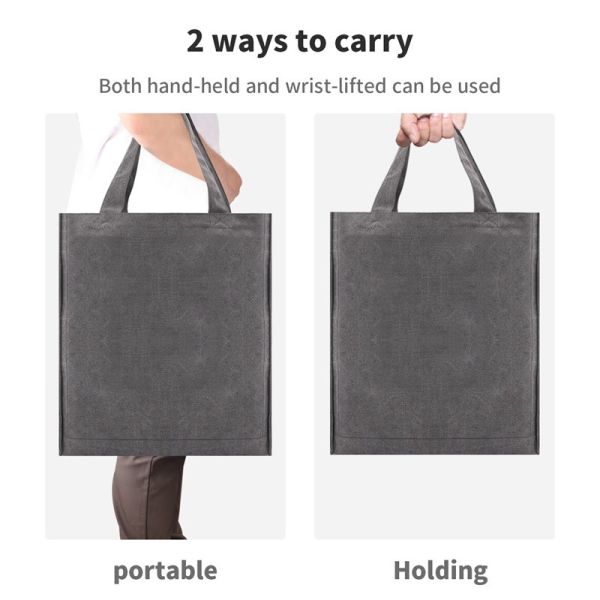 Reusable Eco Friendly Custom Shopping Bags Women'S Canvas Handbags Purses 13X3X16