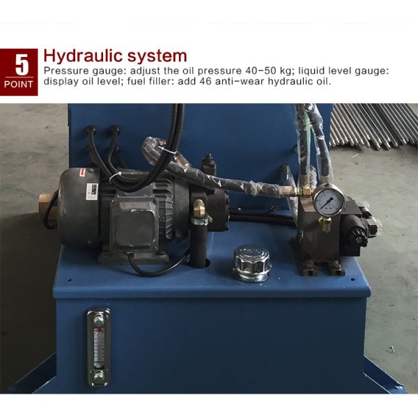 350 Hydraulic Iron Semi Automatic Pipe Cutting Machine 3.3kw 4.0kw