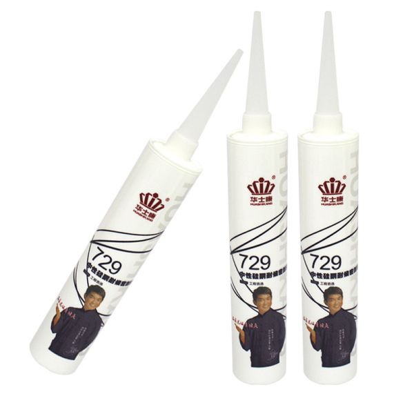 100% Silicone Neutral Silicone Sealant with Qualifications ISO9001 CE MSDS and Anti-aging Performance