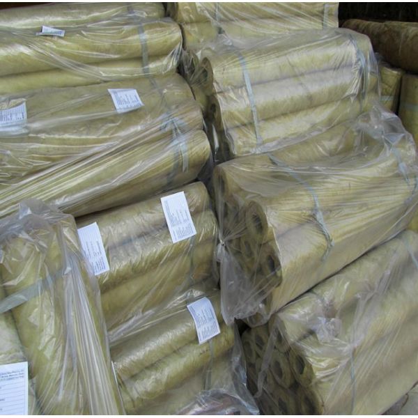1000mm Rock Wool Pipe Insulation For Steam Pipes Hot Water Pipelines