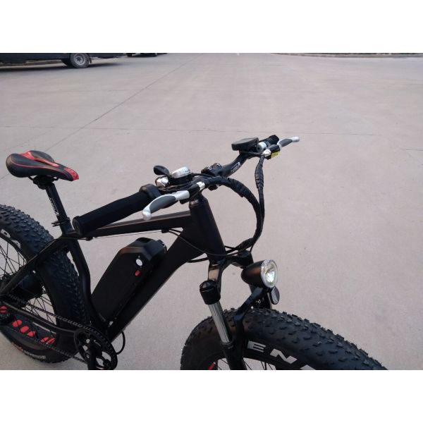 48V 500w Geared Motor Cycling Electric Fat Bike High Torque , Wheel Size 26x4.0
