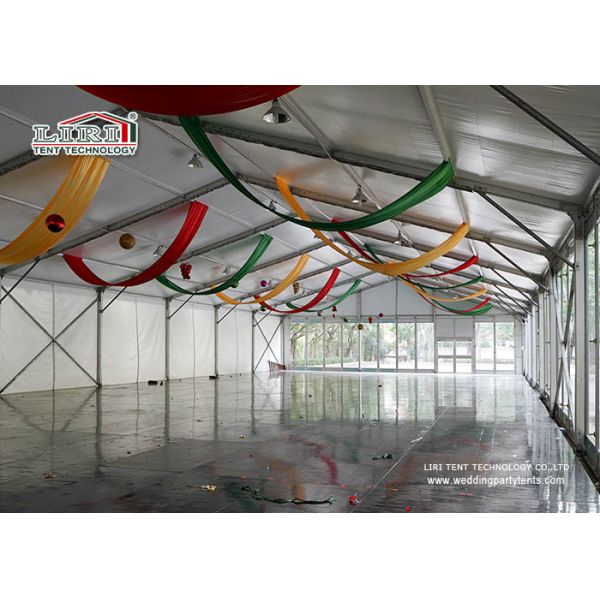 Luxury Outdoor Transparent Tent / Clear Roof Party Wedding Tent For 500 People