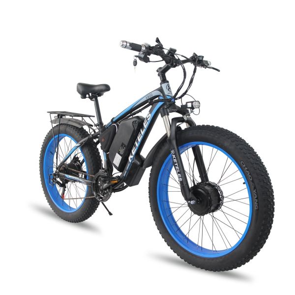 KETELES K800 Electric Fat Bike 1000W 17.5AH Battery 26x4.0 inch Dual Motor Two Wheel Drive