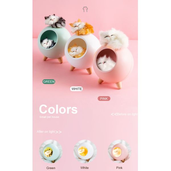 Atmosphere Touch Induction Dimming Children Table Lamp USB Charging Cartoon LED Battery Lighting and Circuitry Design Room EMC
