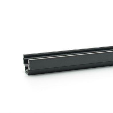 Flexible High Gloss PE Profile Black Furniture U Channel Extruded Plastic Profiles Plastic Customized