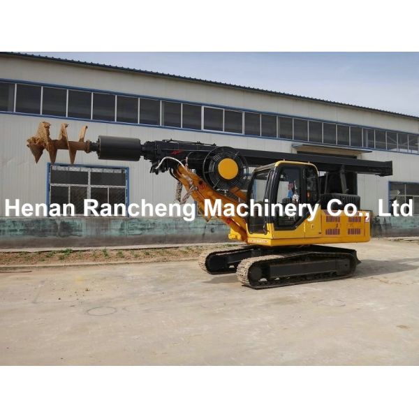 Гидравлический нефтяной цилиндр Ротационная буровая установка 15 м / 20 м Глубина 110 кВт Камминс двигатель