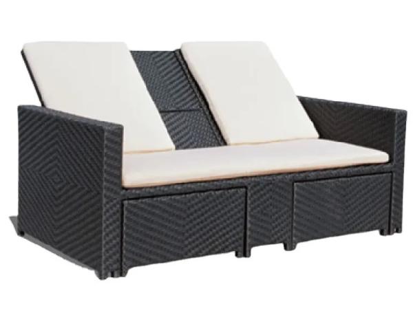 Outdoor Rattan wicker swimming pool bed Resin pool chair sun lounger pool lounge chairs---6132