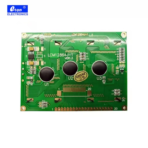 12864 Green 128x64 Graphic STN LCD Cob Module Product Category Graphic Displays