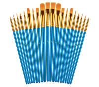 Acrylic Painting Watercolor Blue Artist Paint Brushes Set For Body Face Rock Canvas