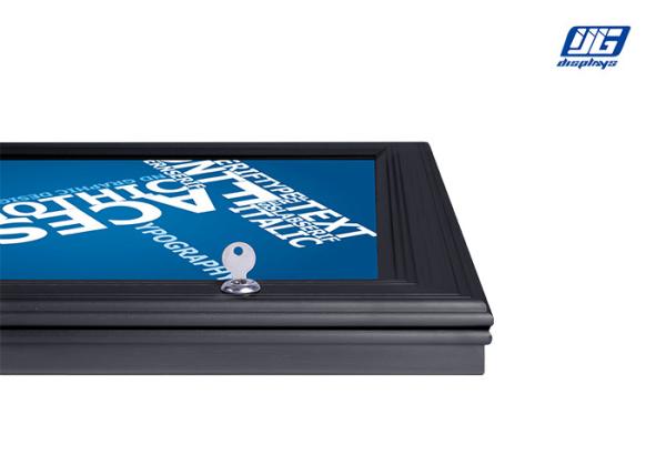 Aluminum Frame Lockable Light Box A0 High Brightness Advertising Poster Holder