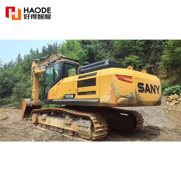 Использованный экскаватор Sany375 для строительства в полном оригинальном хорошем рабочем состоянии