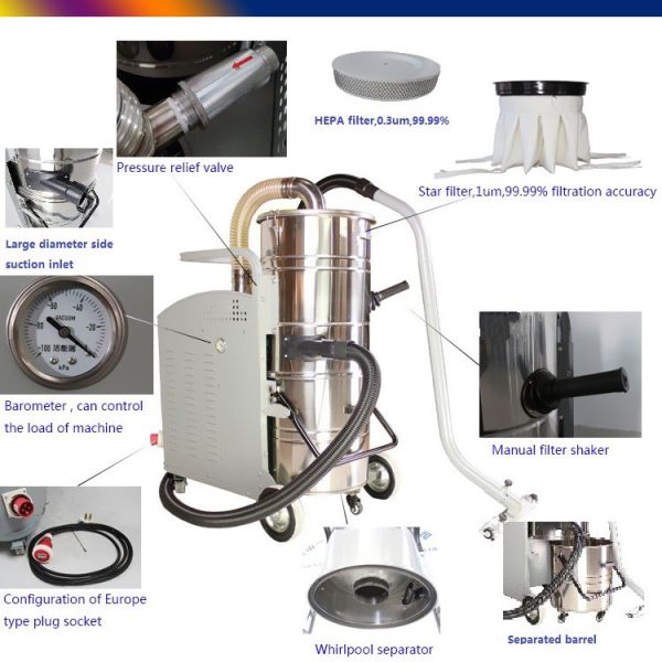 бытовая техника пылесосов емкости 80Л 320МБ 450М3Х большая промышленная влажная сухая