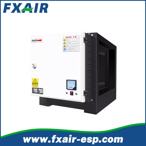 90% High Effciency Oil Fume Extractor Kitchen Air Filter Smoke Removal Commercial exhaust system esp air filter