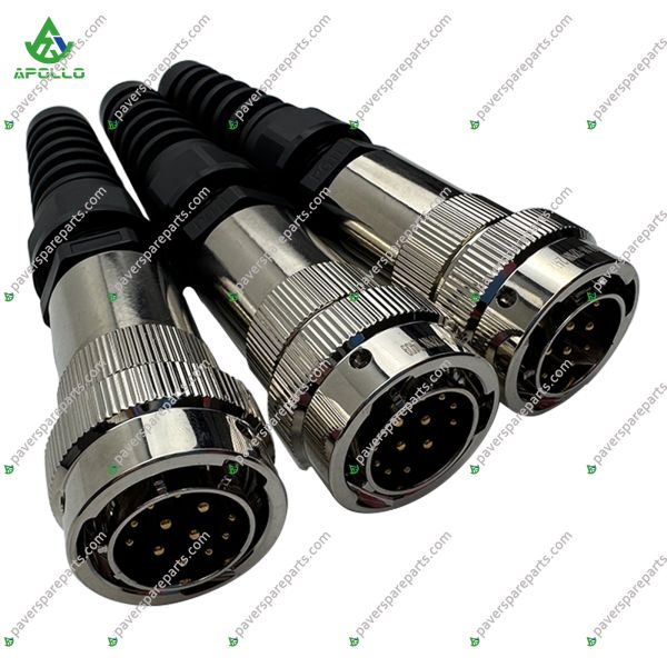 Résistance à la température Pièces de rechange pour paveur Apollo Antirouille Connecteur baïonnette 12 broches