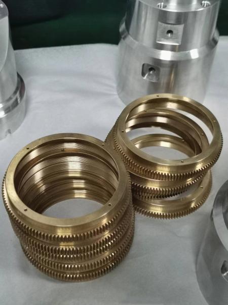Brass Copper Metal Gear Parts CNC Machining Professional Services Luckym