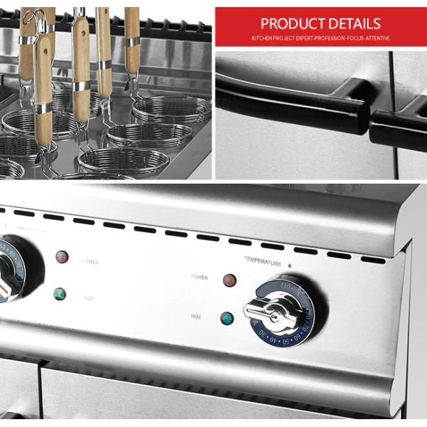 16 Basket 60Hz 18kw Stainless Steel Cooking Equipment