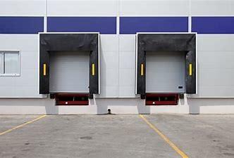 Armazém Quadro de aço galvanizado Portão retrátil abrigo de doca Tipo de bomba de ar vedação de porta inflável anti-colisão