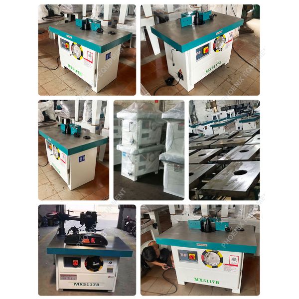 Vertical Push Table Woodworking Milling Machine with Max. Working Thickness of 120mm