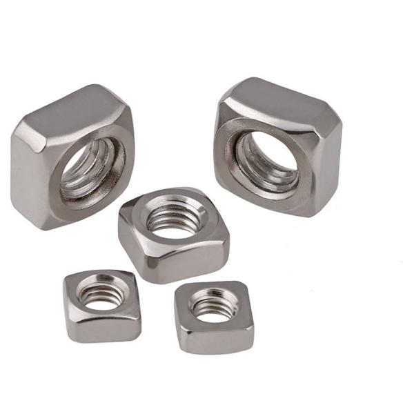 304 Stainless Steel Nuts Size M3-M12 Square Type DIN7982 ODM For Electricity