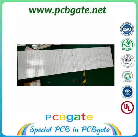 Aluminum LED PCB Board with Lead-Free HASL Surface Finish and High Thermal Conductivity for 0.075mm Ultra-Fine Line Width Applications