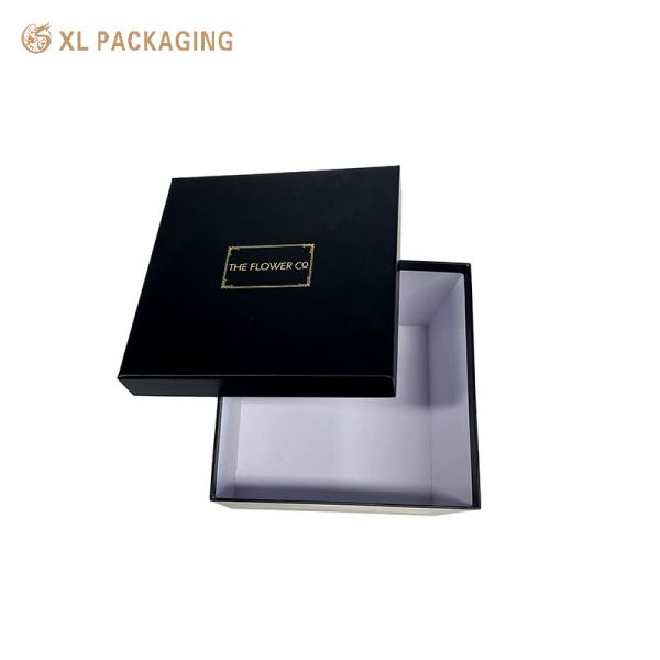 Оптовая продажа Дешевый Большой объем Черный картон Бумажная коробка Цветочная подарочная упаковка