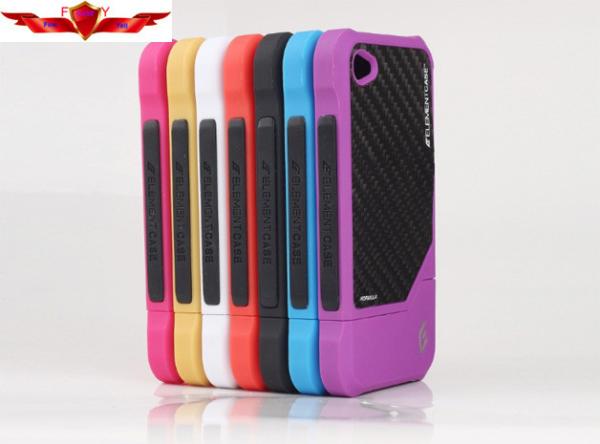 Hot Sell Carbon Fibre Iphone 4G 4S Cases Multi Color Beauty Gift Box