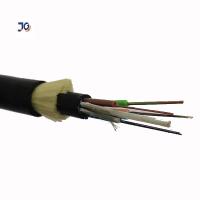Aramid cuenta un cuento el cable al aire libre de la fibra de la base ADSS OFC del cable de fribra óptica 24 del solo modo de Aireal