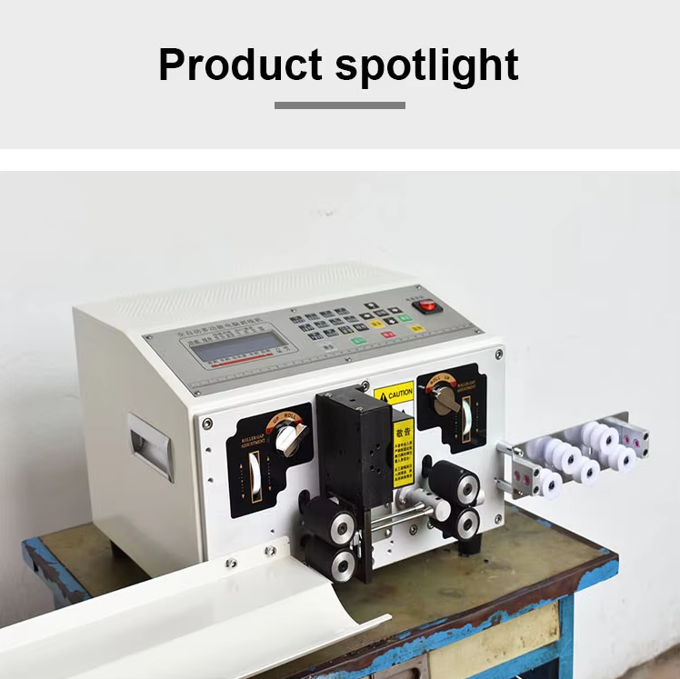 Automatic Double Wire Harness Cutting and Stripping Cable Manufacturing Equipment Wire Cable Cutter Stripper Copper Wire Tool