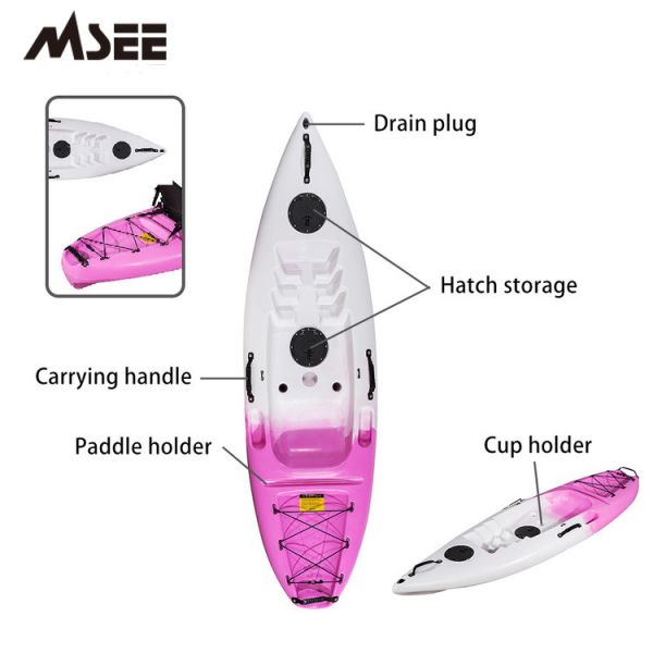 Foot Pedal Plastic Canoe Sea Fishing Kayak Outdoor Product 1 Year Warranty
