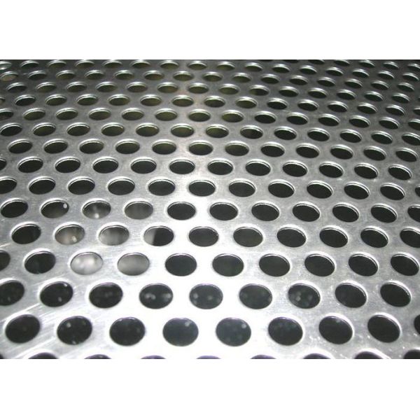 0.8mm Hole Galvanized Round Hole Perforated Metal Sheet For Building Facades
