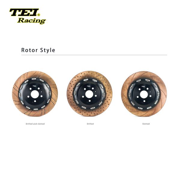 TEiRacing Street Version S60-Plus 6 Pot Monoblock Caliper Big Brake Kit para 19/20/21/22 Inch Car Rim