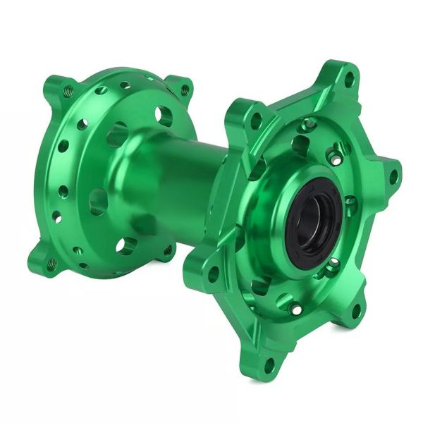 Replace/Repair Motorcycle CNC Green Front Rear Wheel Hubs Set For KX250 06-08 19-20 KX250F KX450F 06-18