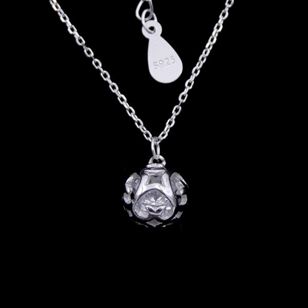 Ожерелье падения ожерелья жемчуга серебра стиля Италии/жемчуга пробела 925 стерлинговое пресноводное