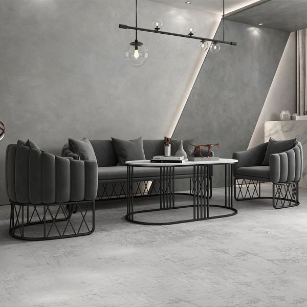 Minimalist Design Living Room Sectional Small Sofa Set Home Furniture Office Modular Luxury Modern Fabric Sofa