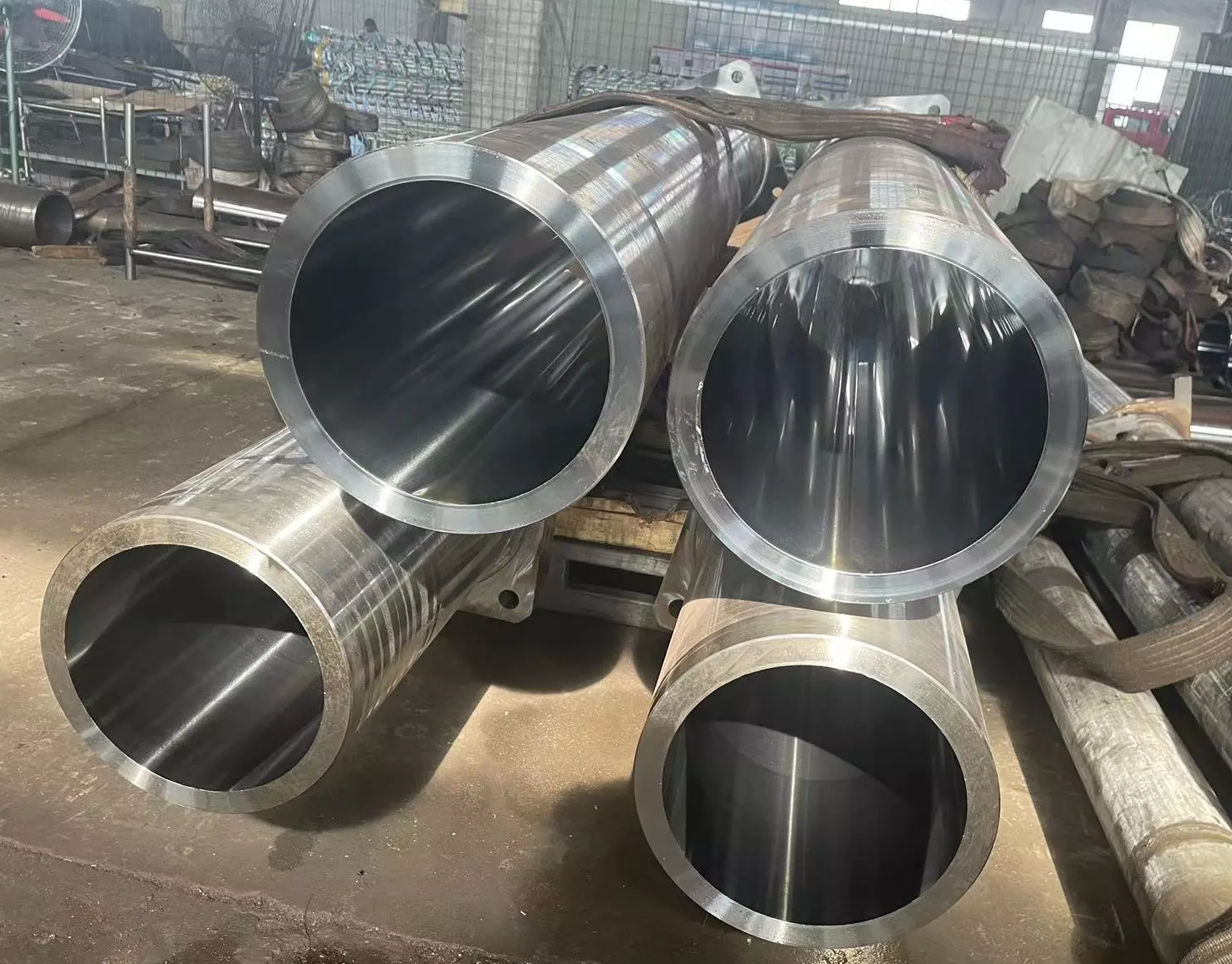 Закаленная труба гидравлического цилиндра E355 EN 10305-1 BK вокруг хонингованной стальной трубки