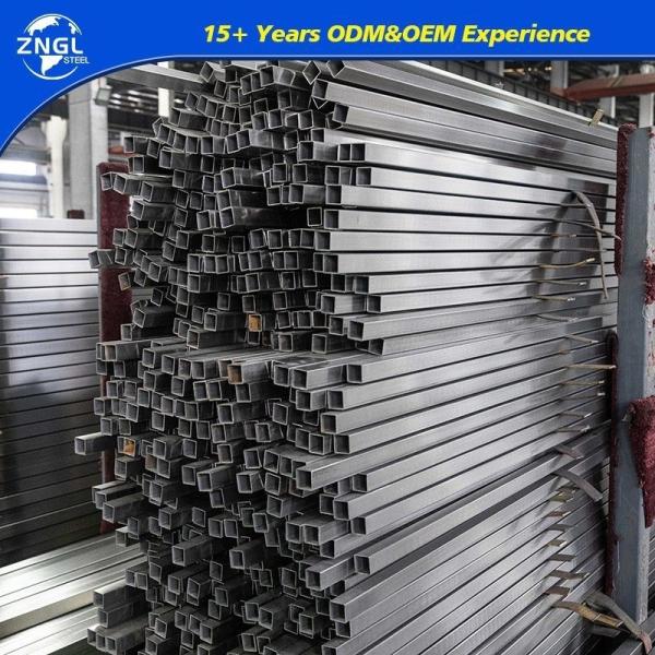 Customized Length SUS304 ASTM A554 Stainless Steel Square Pipes for Building Railing