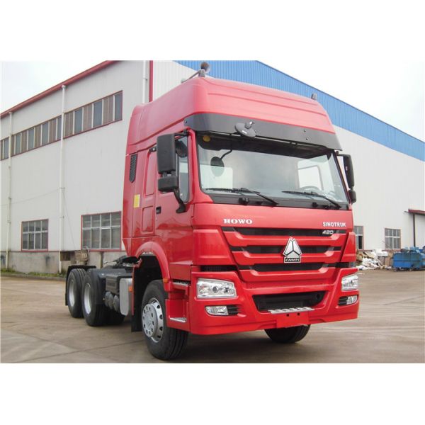 SINOTRUK HOWO 10 Wheeler Tractor Head 6x4 420HP 371HP Heavy Duty Prime Mover