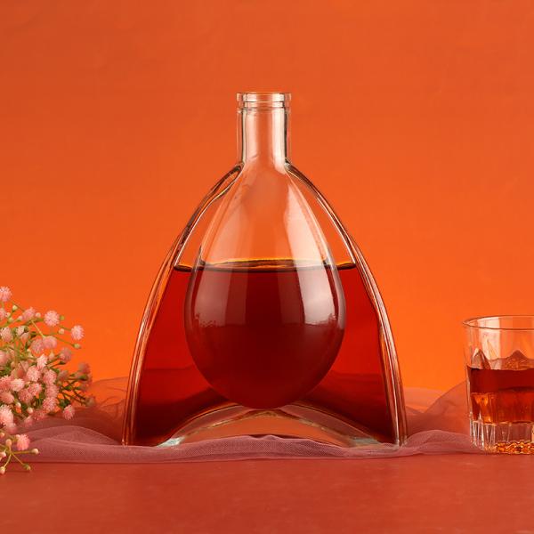 100ml Screw Cap Amber Glass Vodka Rum Whisky Bottle Best Choice for Beverage Industry